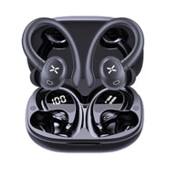 Premium športne brezžične Bluetooth slušalke z BT v5.4 in IPX4 standardom Techsuit "AirTune 100" - black
