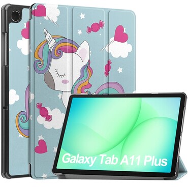 Etui Techsuit "FoldPro" za Samsung Galaxy Tab A9 Plus / Tab A11 Plus - unicorn