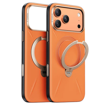 Premium ovitek Torras "Q3 VegSkin" za iPhone 17 Pro - orange