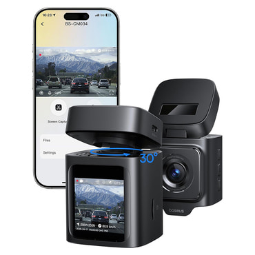 Avtomobilska kamera Baseus PrimeTrip VD1 s 3K ločljivostjo, 140° širokim kotom, AI glasovnim upravljanjem in WiFi povezavo - Cosmic Black