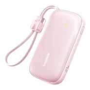 Power bank 10000 mAh 22.5W z vgrajenim kablom Baseus "EnerFill Qpow3 Ultra" - nebula pink