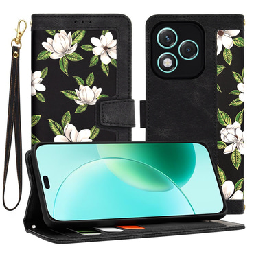 Etui Techsuit "FlipCraft" za Honor 400 Lite - flowers of the dawn