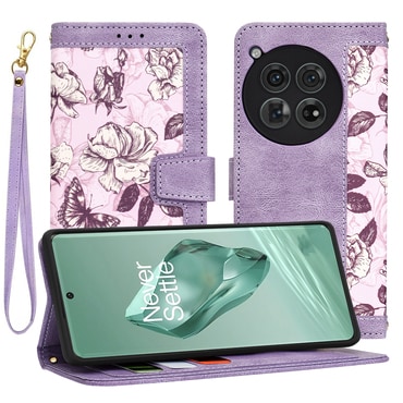 Etui Techsuit "FlipCraft" za OnePlus 12 - mysterious purple