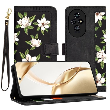 Etui Techsuit "FlipCraft" za Honor 200 - flowers of the dawn