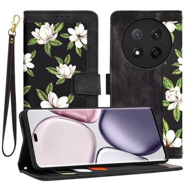 Etui Techsuit "FlipCraft" za Honor Magic7 Lite / X9c - flowers of the dawn