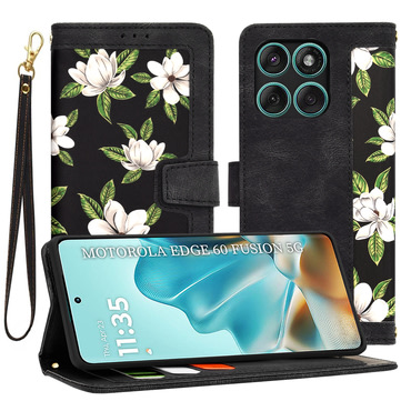 Etui Techsuit "FlipCraft" za Motorola Edge 60 / Edge 60 Fusion - flowers of the dawn