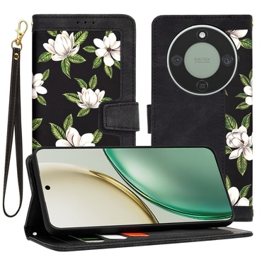 Etui Techsuit "FlipCraft" za Honor Magic8 Lite - flowers of the dawn