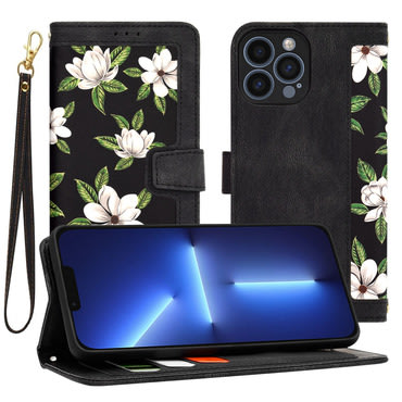 Etui Techsuit "FlipCraft" za iPhone 13 Pro Max - flowers of the dawn