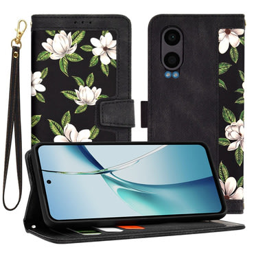 Etui Techsuit "FlipCraft" za OnePlus Nord CE4 Lite - flowers of the dawn