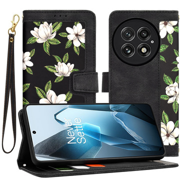 Etui Techsuit "FlipCraft" za OnePlus 13 - flowers of the dawn
