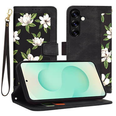 Etui Techsuit "FlipCraft" za Samsung Galaxy S25 Plus - flowers of the dawn