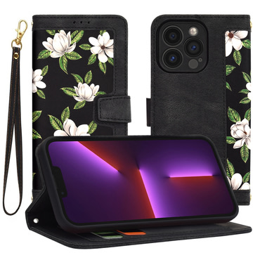 Etui Techsuit "FlipCraft" za iPhone 13 Pro - flowers of the dawn