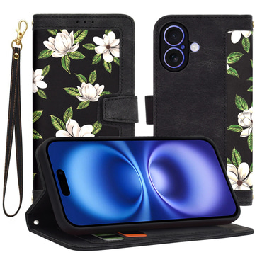 Etui Techsuit "FlipCraft" za iPhone 16 - flowers of the dawn