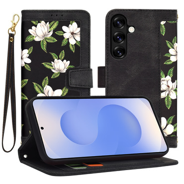 Etui Techsuit "FlipCraft" za Samsung Galaxy S25 - flowers of the dawn