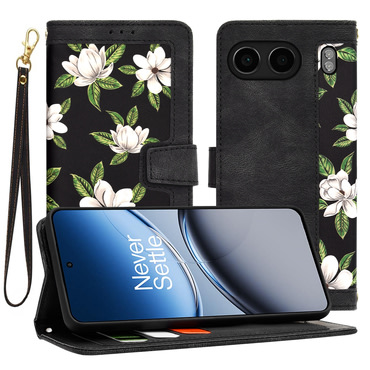 Etui Techsuit "FlipCraft" za OnePlus Nord 4 - flowers of the dawn