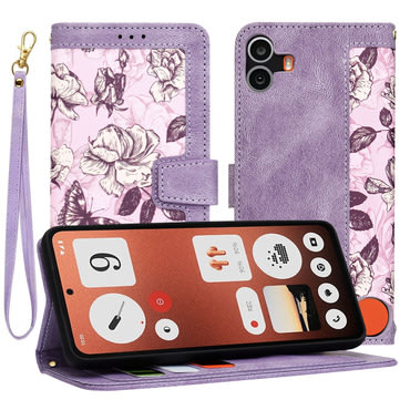 Etui Techsuit "FlipCraft" za Nothing CMF Phone 1 - mysterious purple