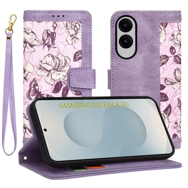 Etui Techsuit "FlipCraft" za Samsung Galaxy S25 Edge - mysterious purple