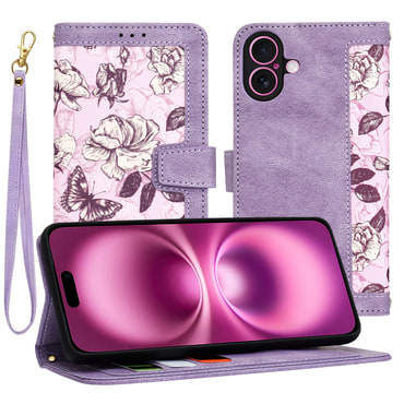 Etui Techsuit "FlipCraft" za iPhone 16 Plus - mysterious purple