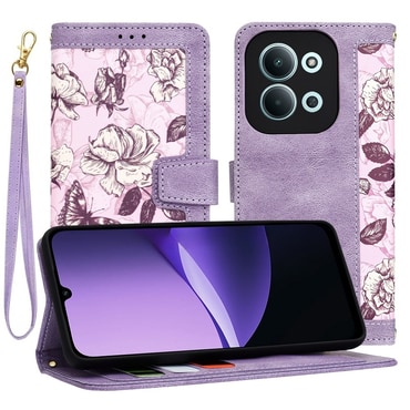 Etui Techsuit "FlipCraft" za Xiaomi Redmi 15C 4G / Redmi 15C 5G - mysterious purple