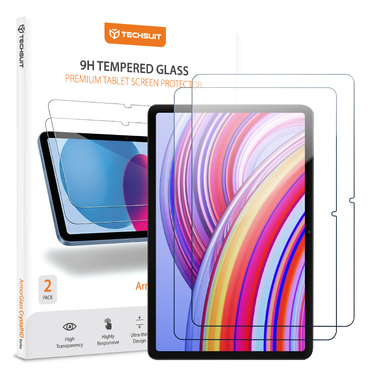 2-Pack zaščitnih stekel Techsuit ArmorGlass CrystalHD za Xiaomi Redmi Pad Pro / Redmi Pad Pro 5G / Poco Pad