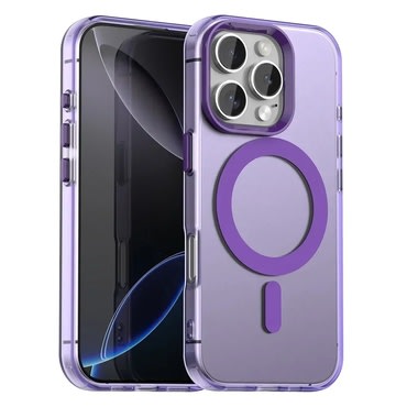 Hibridni ovitek Techsuit "CandyCase MagSafe" za iPhone 16 Pro - purple