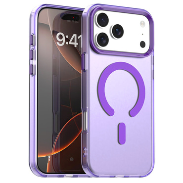 Hibridni ovitek Techsuit "CandyCase MagSafe" za iPhone 17 Pro Max - purple