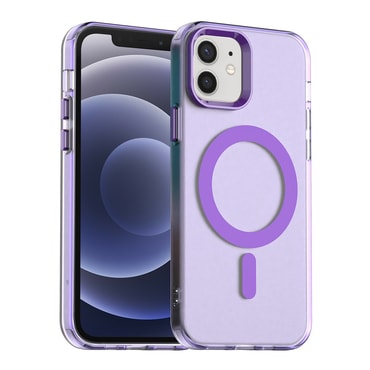 Hibridni ovitek Techsuit "CandyCase MagSafe" za iPhone 12 / iPhone 12 Pro - purple