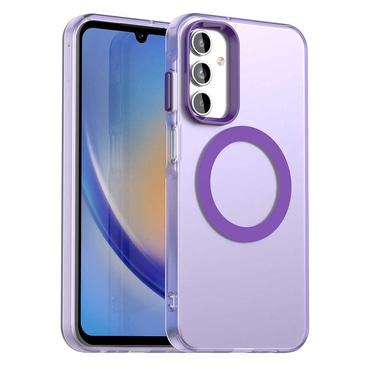 Hibridni ovitek Techsuit "CandyCase MagSafe" za Samsung Galaxy A15 - purple
