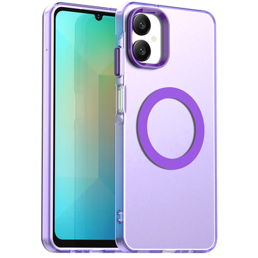 Hibridni ovitek Techsuit "CandyCase MagSafe" za Samsung Galaxy A06 - purple