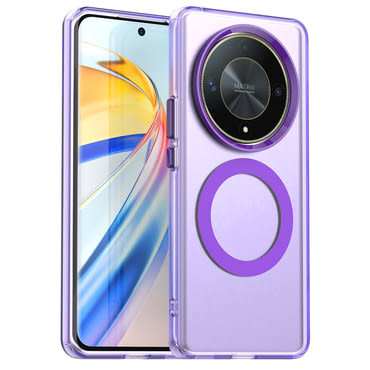 Hibridni ovitek Techsuit "CandyCase MagSafe" za Honor Magic6 Lite - purple