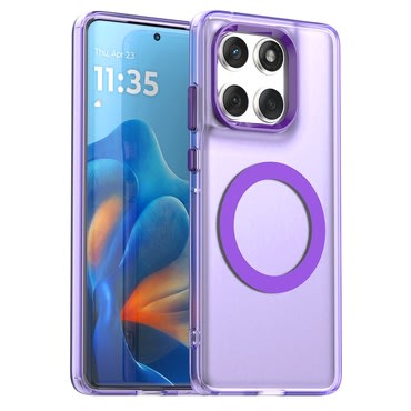 Hibridni ovitek Techsuit "CandyCase MagSafe" za Motorola Edge 60 / Edge 60 Fusion - purple