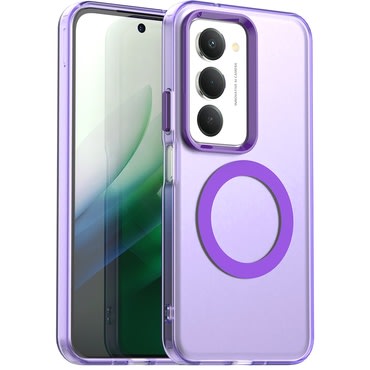 Hibridni ovitek Techsuit "CandyCase MagSafe" za Xiaomi Redmi 15 4G / Redmi 15 5G - purple