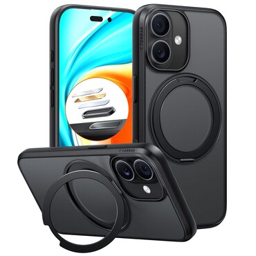 Premium ovitek Torras "Ostand Pro" za iPhone 17 - black