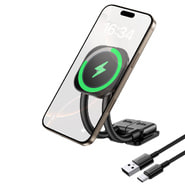 Magnetno avtomobilsko držalo Baseus PrimeTrip C03s Pro - Qi polnjenje 15W, 3M pritrditev - črno