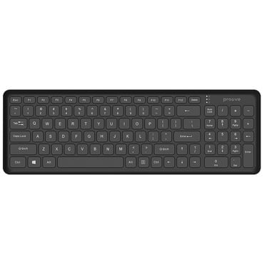 Brezžična tipkovnica Proove "Classic Code" z membranskimi gumbi in 98 tipkami - črna