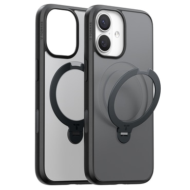 Premium ovitek Torras "Ostand Spin" za iPhone 17 - black