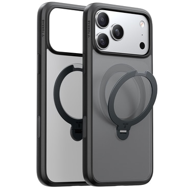 Premium ovitek Torras "Ostand Spin" za iPhone 17 Pro Max - black