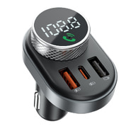 FM oddajnik in avtopolnilec 30W, z 2x USB-A in 1x USB-C vhodom Proove "Sound Link" - črn