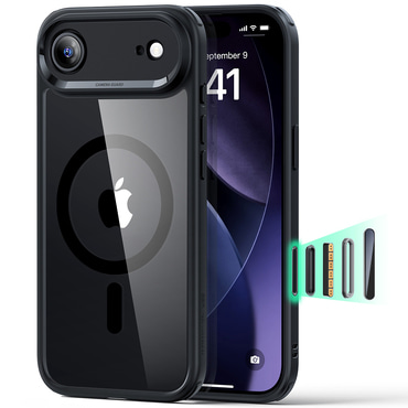 Hibridni ovitek ESR "Classic Hybrid HaloLock" za iPhone Air - clear black