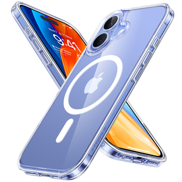 Premium ovitek Torras "Diamond MagSafe" za iPhone 16 Plus - clear