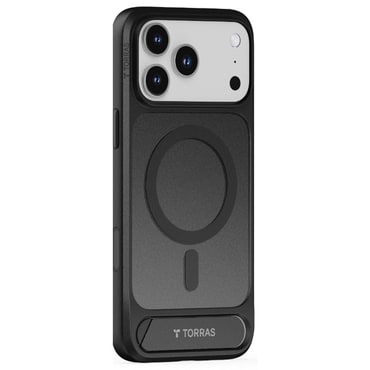Premium ovitek Torras "Pstand" za iPhone 17 Pro - black