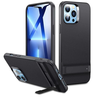 Ovitek ESR "Air Shield Boost Kickstand" za iPhone 13 Pro - translucent black