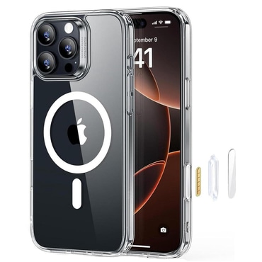 Hibridni ovitek ESR "Classic Hybrid HaloLock" za iPhone 16 Pro - clear