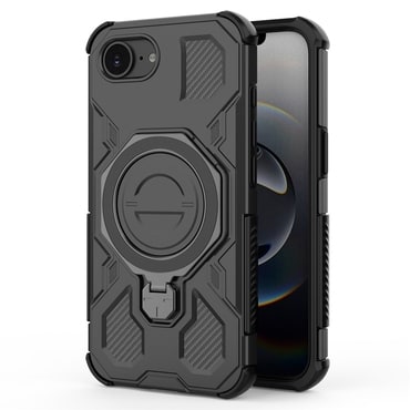 Hibridni ovitek "Carbon Shield Pro" za iPhone 16e - black