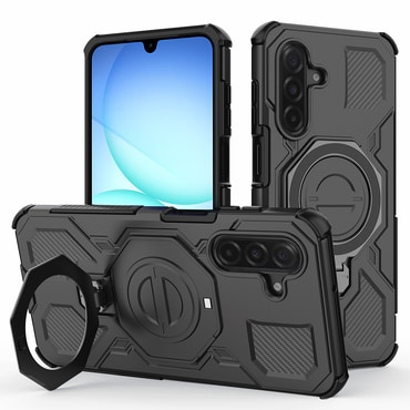 Hibridni ovitek "Carbon Shield Pro" za Samsung Galaxy A17 5G / A17 4G - black