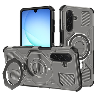 Hibridni ovitek "Carbon Shield Pro" za Samsung Galaxy A17 5G / A17 4G - smoke black