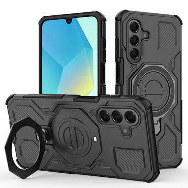 Hibridni ovitek "Carbon Shield Pro" za Samsung Galaxy A16 4G / A16 5G - black