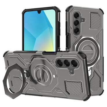 Hibridni ovitek "Carbon Shield Pro" za Samsung Galaxy A16 4G / A16 5G - smoke black