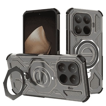 Hibridni ovitek "Carbon Shield Pro" za Xiaomi 15T Pro - smoke black