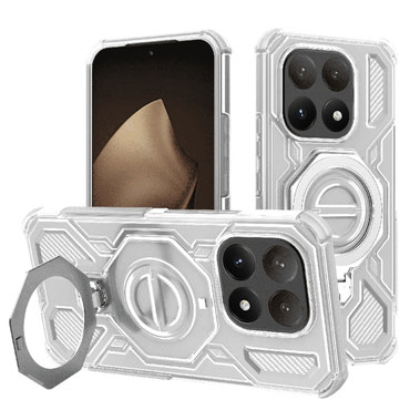 Hibridni ovitek "Carbon Shield Pro" za Xiaomi 15T - white transparent